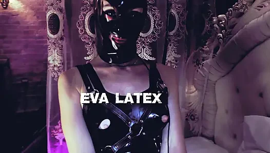 Eva lateks sepatu bot sepatu bot hak tinggi dewi fetish fetish kink milf stoking lateks solo