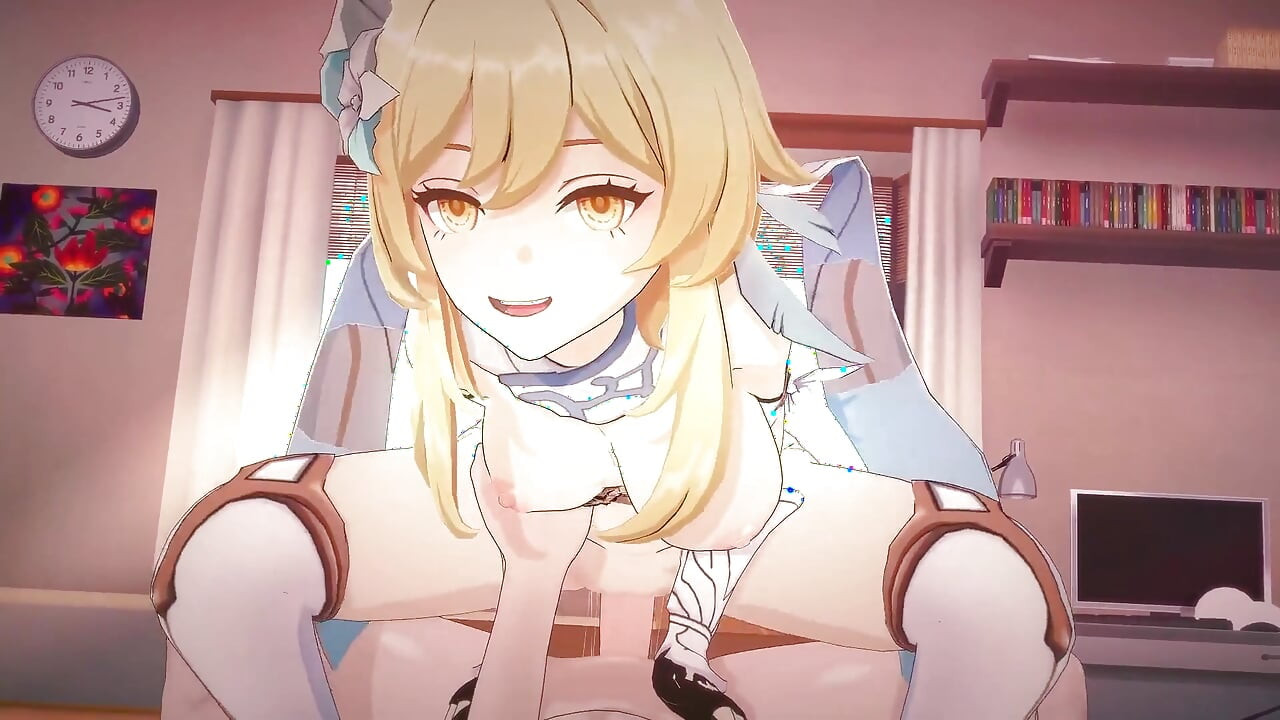 Genshin impact - lumine seks - 3D hentai animacija