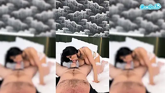 Vollbusige MILF Romi Rain Wird an Ihrem Hochzeitstag Gefickt Und Ins Gesicht Gespritzt