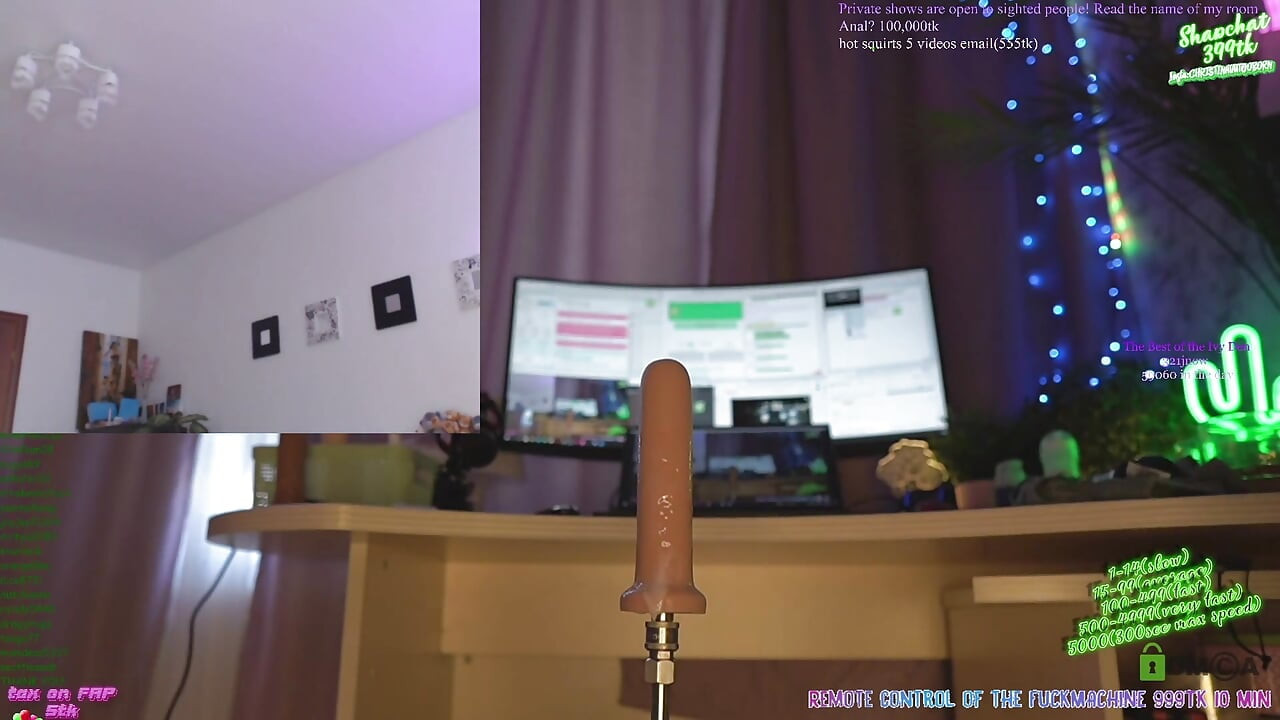 HD fuck machine is made for your pussy like a corkscrew for wine! fucking machine at full power tight pussy