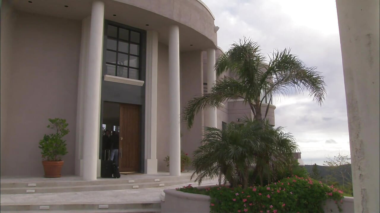 Hairy brunette with big tits gets slammed from behind