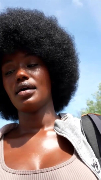 Memorable moment from "Czech Streets 152: Quickie with Cute Busty Black Girl"
