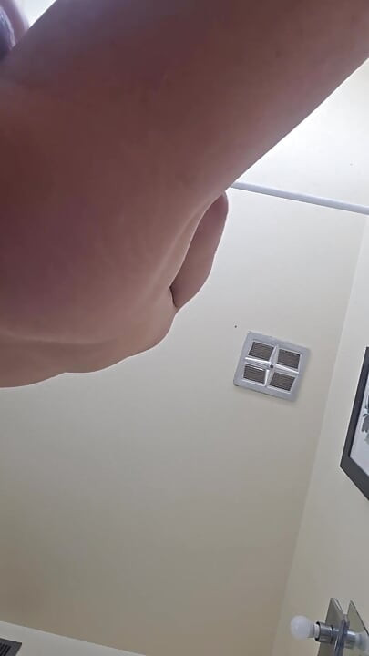 Young Man Playing with His Ass