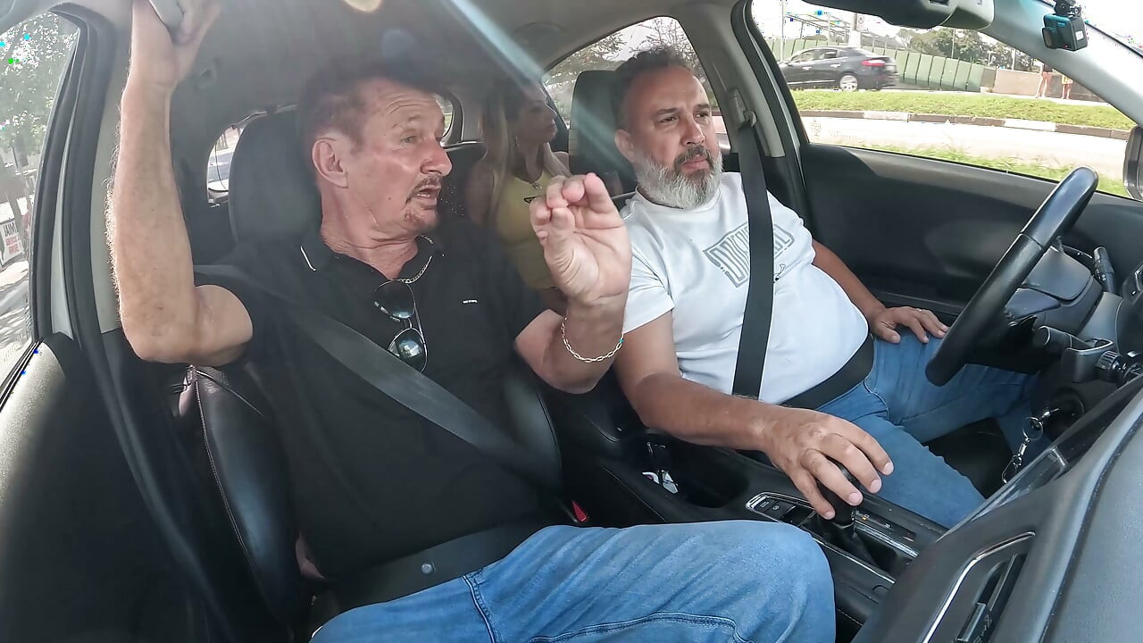 Carlos Urach Makes His Debut with Two Hot Babes Riding Shotgun with Ted.