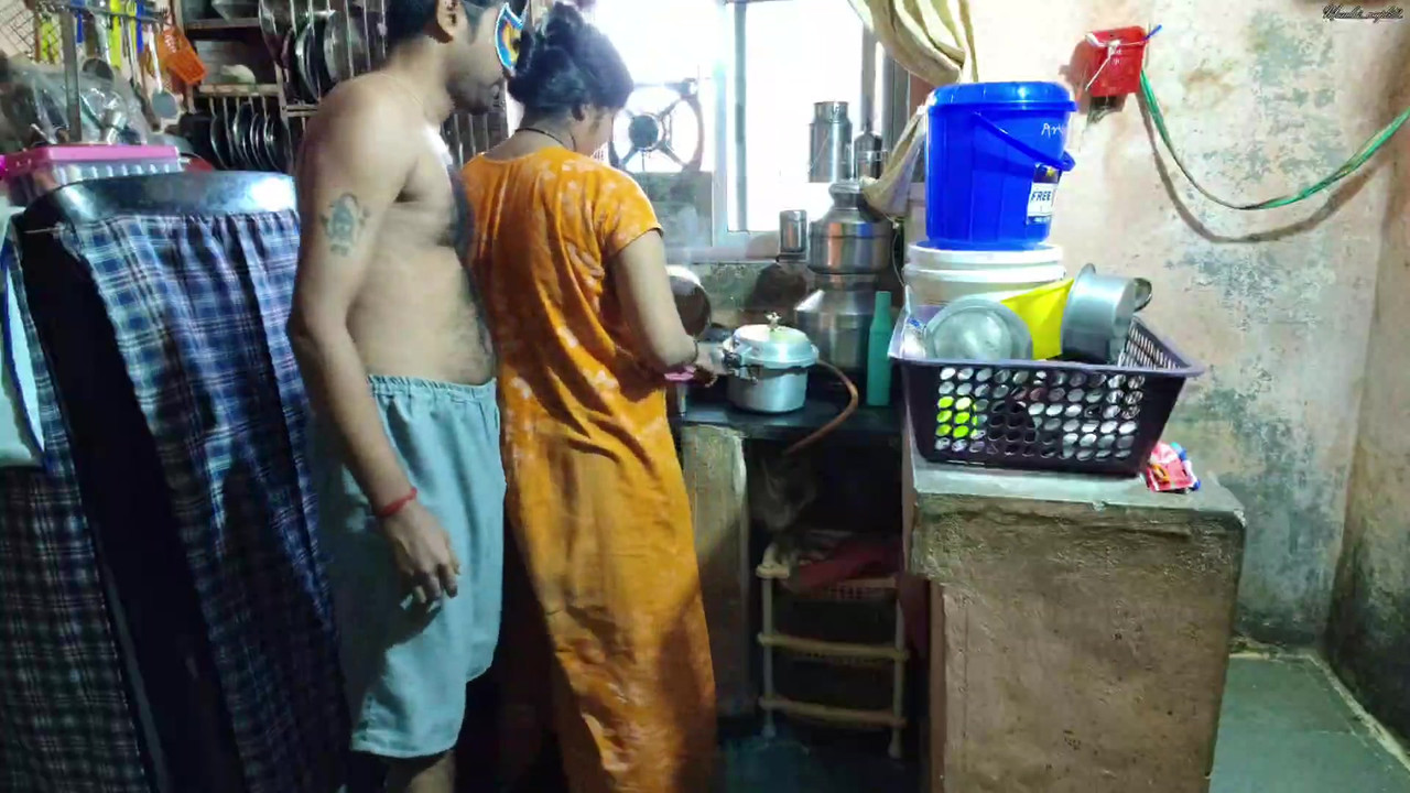 Stepsister hardcore fucking with stepbrother in kitchen in morning