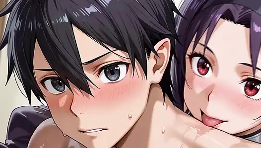 Kirito x Konno (SAO)