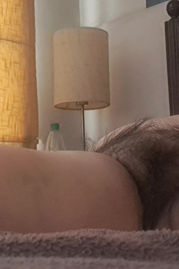 Stepmom Touching Her Hairy Pussy with Her Fingers