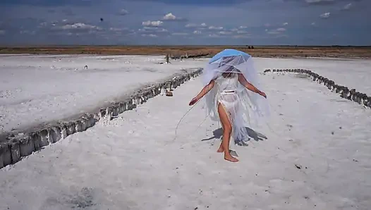 White Silence on Salt Lake Elton