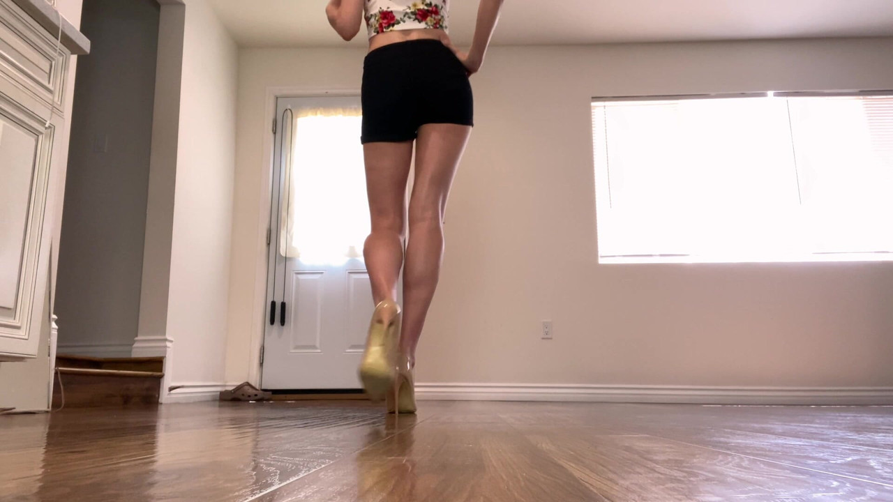 Crushing Hot Wheels Car in High Heels