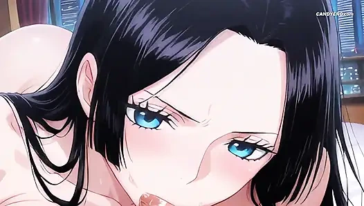 Тугую киску Боа Hancock охватил каждый дюйм - и умолял о большем - AI сгенерированное