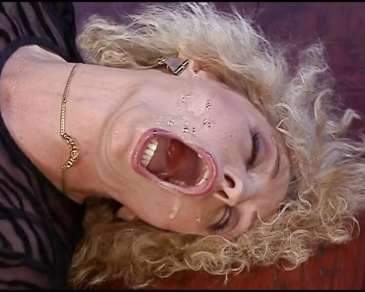 Attractive blonde German slut tied up and wrecked in DP action