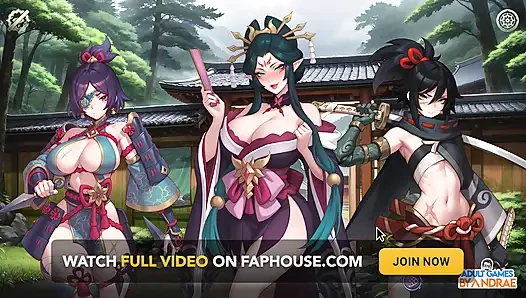 Harem Fantasy - Kinky Ninja Scroll Gameplay Part 1 - Entering the Village of Kagura