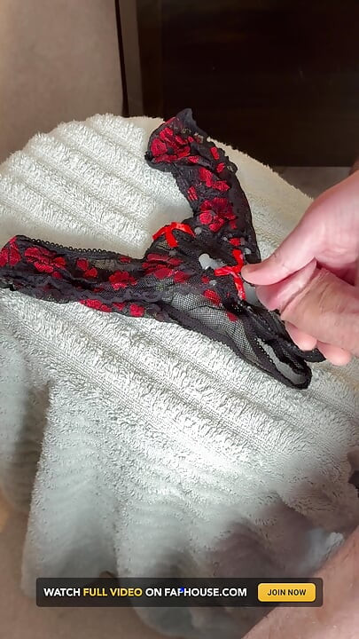 Cum on Wife’s Panties 11