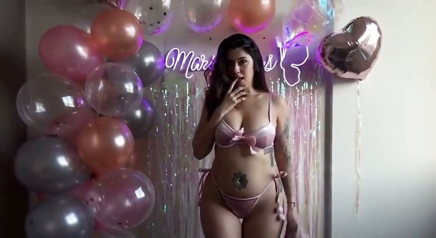 Ponieważ to moje urodziny, położyłem balony