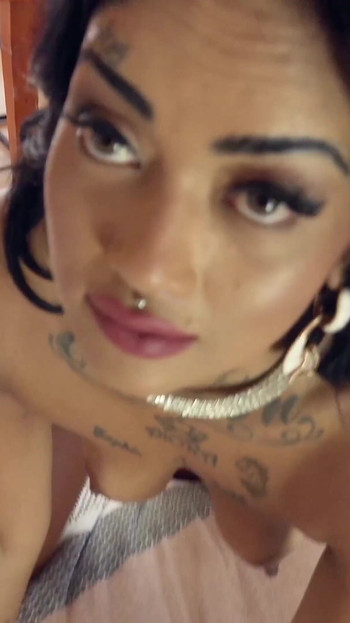 Emotional moment from "GERMAN SCOUT - BROWN INK MODEL BIBI DIAMOND FUCK AT PICKUP"