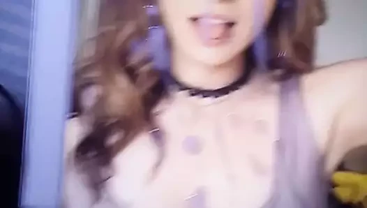 Pokimane moaning cum tribute!