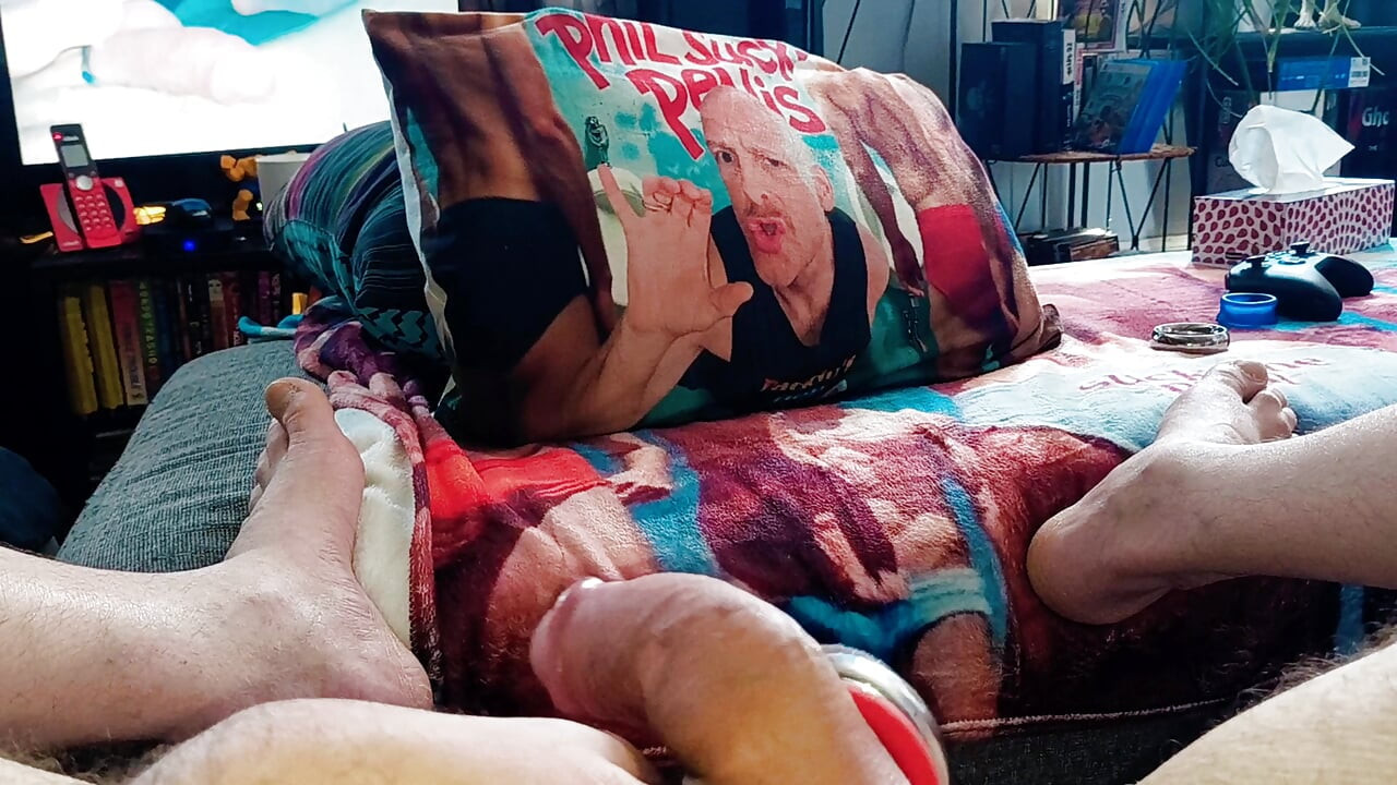 phil the CockSucker gooning Solo masturbating,big dick , gay man
