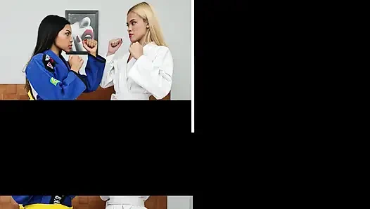 Catfighting judokas - Raquel vs Jade