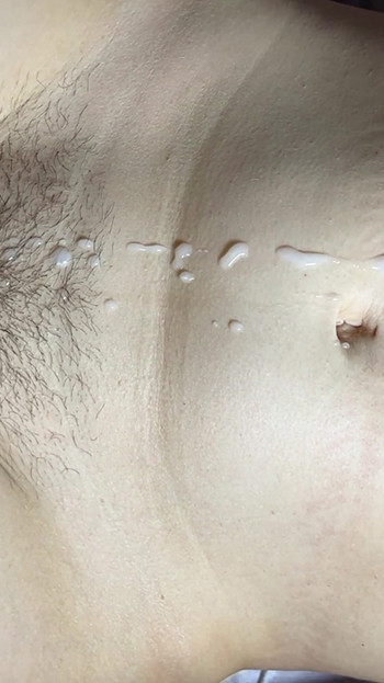 I woke up to the rubbing of the against my hairy, close-up with a huge cumshot | Clip 1