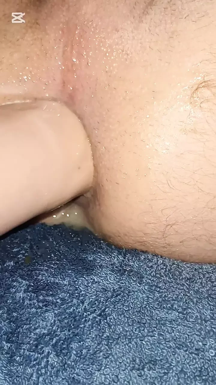 Fisting my husband, deep fucking anal and cum