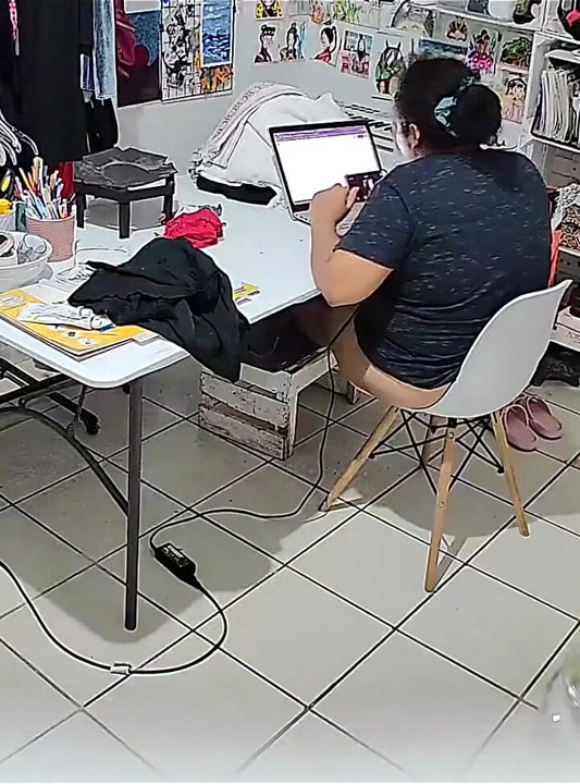 My Chubby Stepsister-in-law While She Does Her Homework