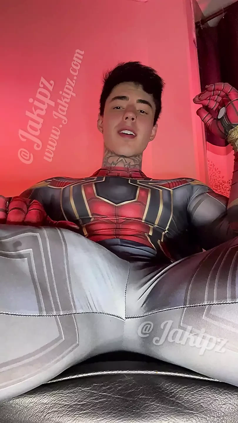 Stroking My Massive Cock In Super Hero Costumes Before Shooting A Huge ...