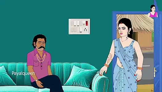 Maid Payal Bhabhi fucked by old boss