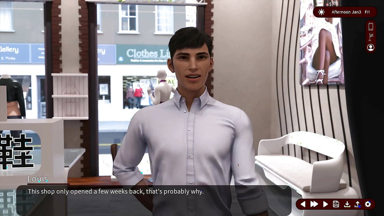 Whispers of Desire: the Sexy Beautiful Wife in the Clothing Store - Episode 3
