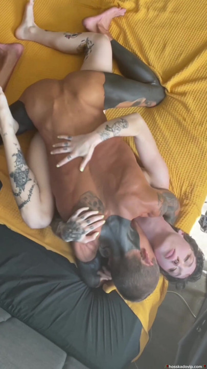 Sex dur și dur cu pulă mare tatuată tatuată Hoss Kado, fată cu piercing Alt Salem multiple ejaculări înăuntru, futai pasional | Clip 3