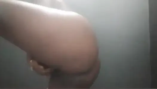 Busty Woman Showering
