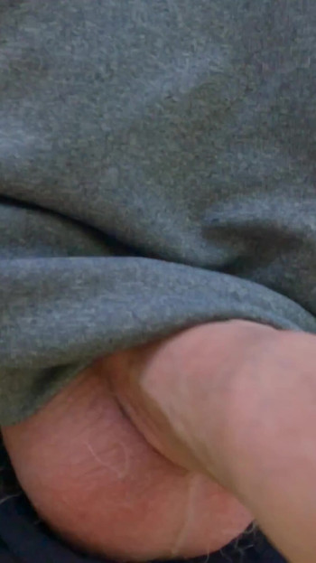 Powerful moment from "Amateur straight guy public dare with his uncut cock hanging out and on display"
