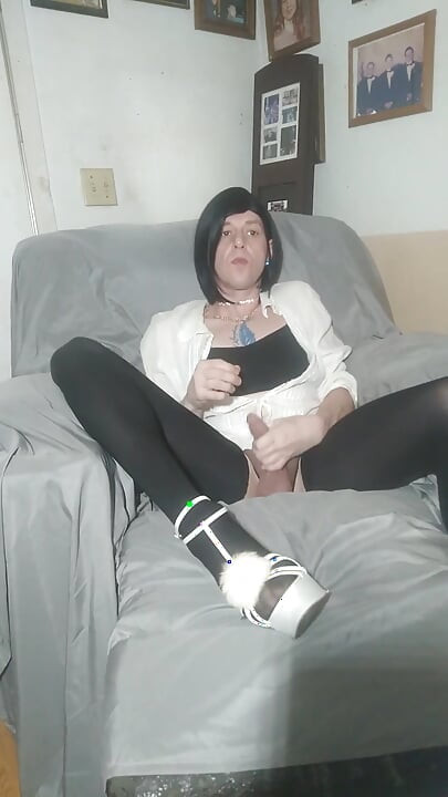 The crossdresser Angel Sapphire