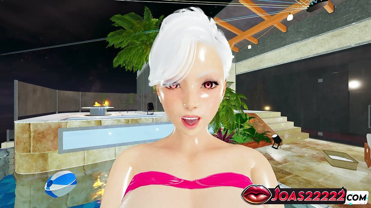 Murasaki Big Tits 3D Animation - Cowgirl Ride, Standing Pussy Fuck, Underwater Doggystyle Cumshot in Uncensored Hentai
