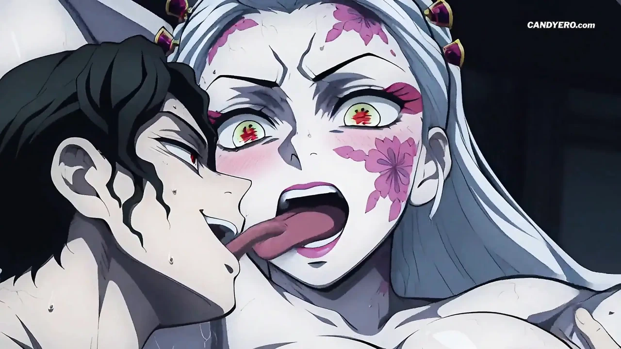 她的身体颤抖，眼睛卷起，他的精液被填满（AI生成）