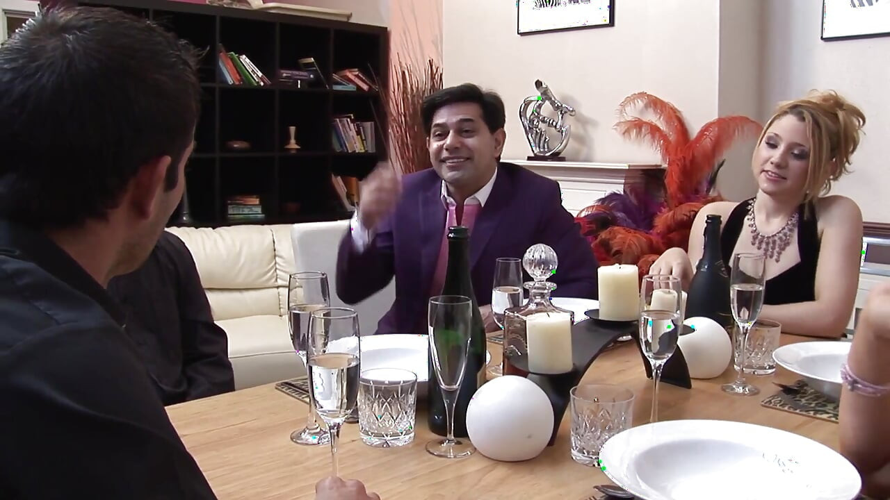 Group fun with Brooke Jameson and Chloe Delaure getting both