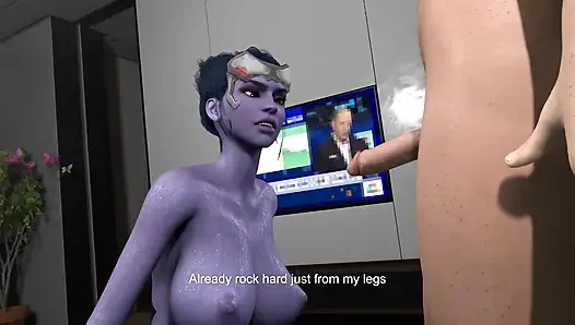 Widowmaker Hatte Eine Nackte Assistentin - Domina-overwatch-fantasie