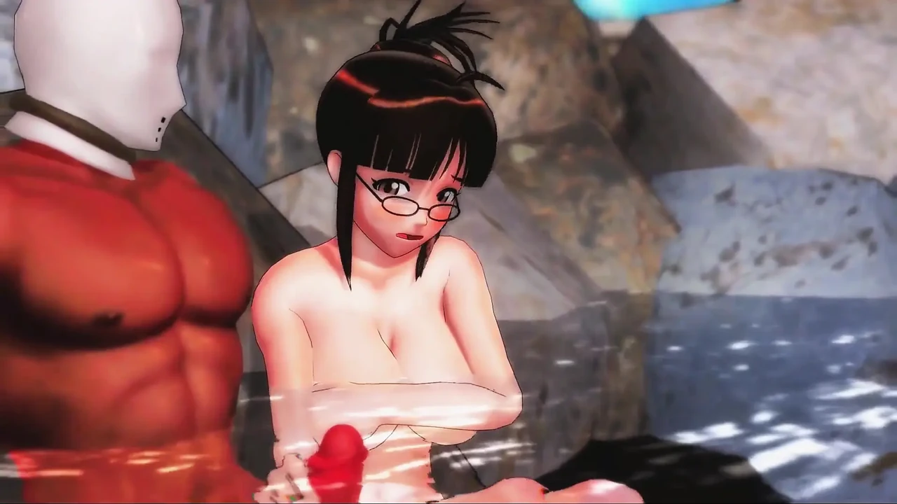 The Girl Couldn't Not to Try a Big Dick at a Hot Spring