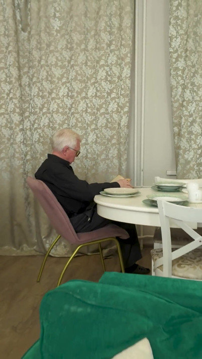 Horny Grandpa Fucks My Chubby Girlfriend
