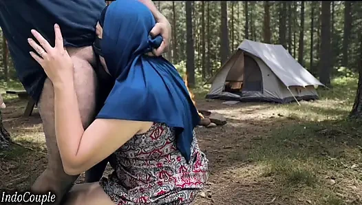 real Husband and wife went for camping to Forest.sex in Forest with blasting sounds