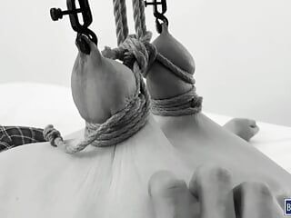 EL GIMNASIO ESTÁ SOBREVALORADO: Tortura Bondage en situación de tetas caídas - Bdsmlovers91