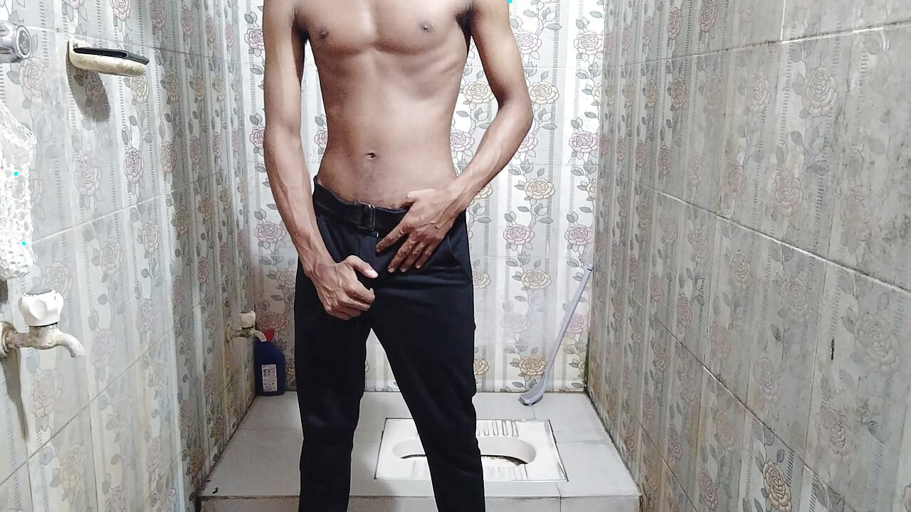 Hot Masterbration in bathroom