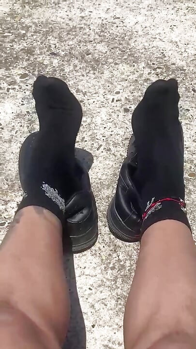 WALKING THROUGH THE CASTLE OF CARTAGENA AND I TAKE OFF MY SHOES TO REST SO THAT YOU CAN WORSHIP MY FEET IN PUBLIC BITCH