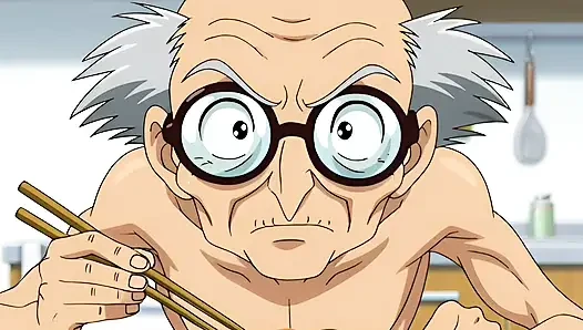 Evli Çıplak Nine Mutfakta Kocasının Üvey Erkek Kardeşi Tarafından Büyük Götten Sikiliyor. Hentai
