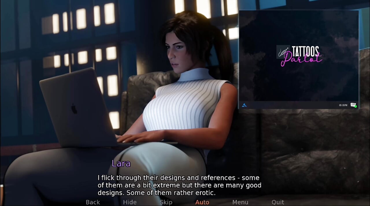 Croft adventure #1 - Lara can't stop thinking about the lesbian