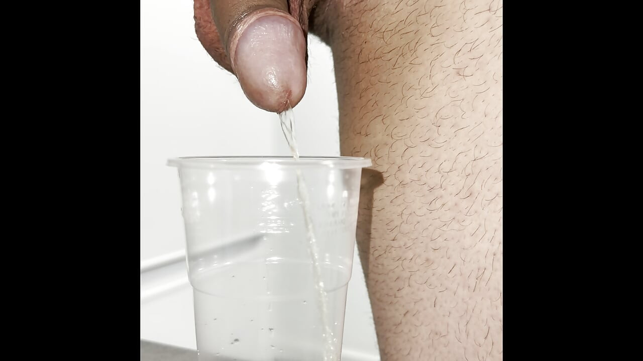 Pissing in a plastic cup mega compilation