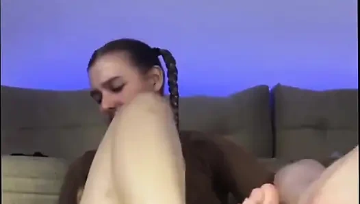 First Time Anal Fuck with Big Dildo