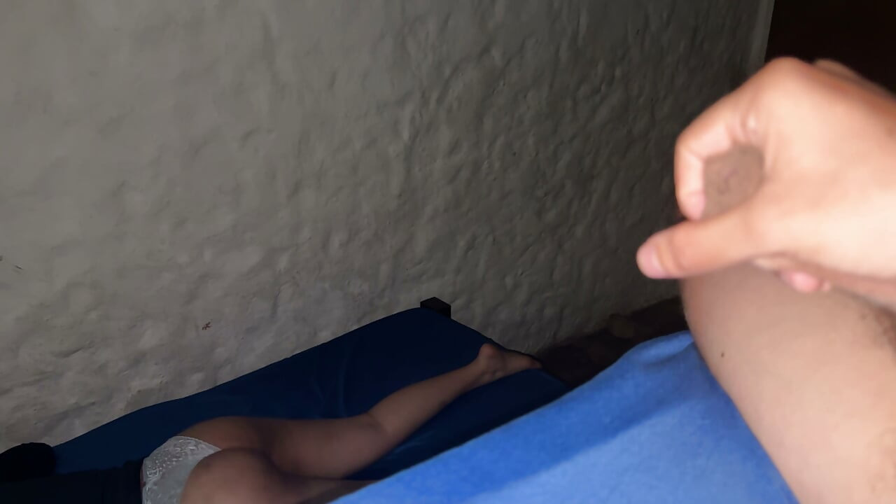 Masturbating while my stepsister touches herself