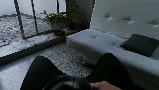 My goth MILF date do a JOI to show me how to cum