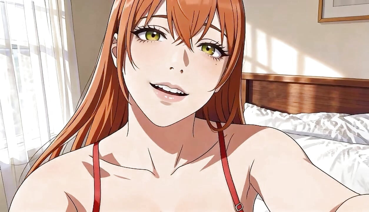 redhead 2d girl gets naughty while talking to you