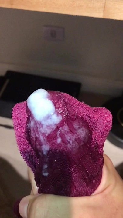 Wife arrived home with wet panties smelling so good, while she showered I need to cream that panties | Clip 1